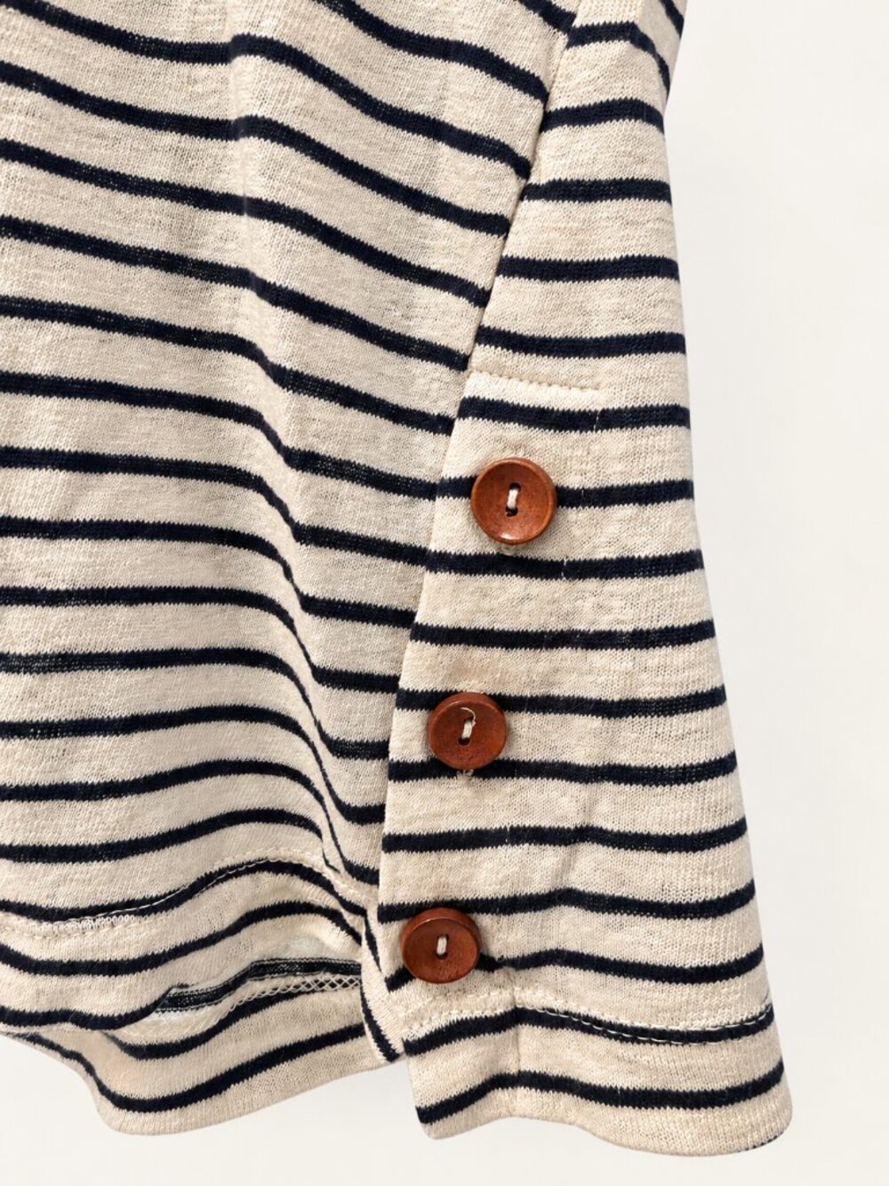 Linen Striped Top - Picture 4 of 5